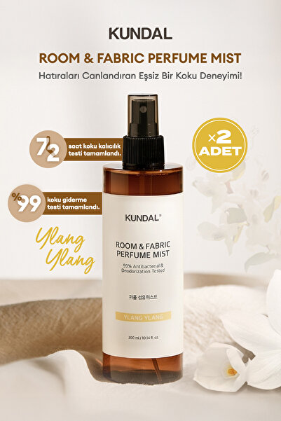 Kundal Oda ve Kumaş Kokusu Room & Fabric Perfume Mist (Ylang Ylang) 300 ml