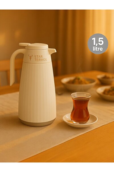 Nesto Home 1.5 Liter Double Glass Thermos