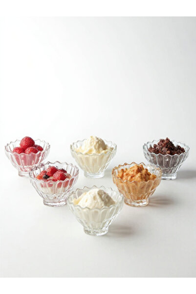 ZÜRİH COLLECTİON MİNİ CAM ÇEREZLİK-KASE-REÇELLİK 6 PARÇA