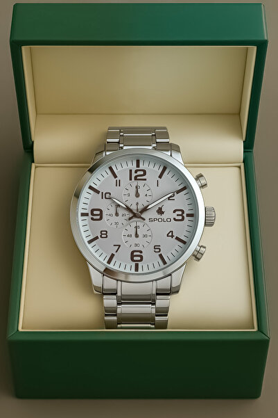 S.POLO Marka Spor Şık Erkek Kol Saati Bileklik Hediye