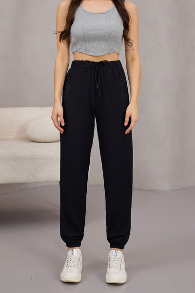 alanora Women's High Waist Lycra Jogger Elastic Waist Pants