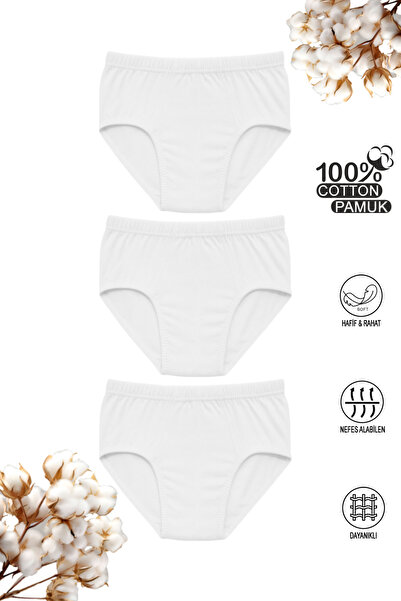 ÖZKAN underwear Boy's Briefs - Özkan 0710, 3 Pack, 100% Cotton, Flexible and Comfortable
