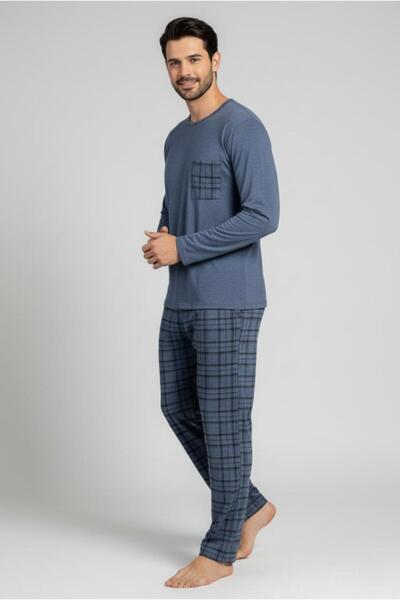 MORRO Konforlu Ev Giyimi Üst ve Desenli Pijama Altı