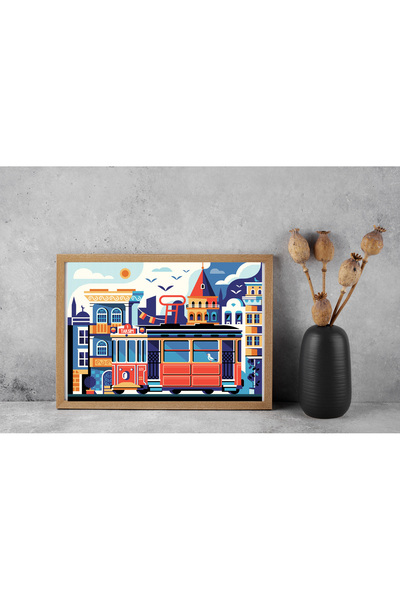 Neverland 2 Pieces 1000 Pieces Puzzle - Old Street and Istanbul Design