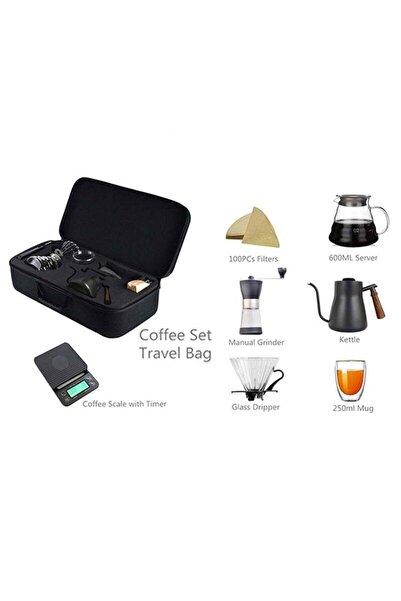 fulina V60 Drip Coffee Maker Set With Travel Bag