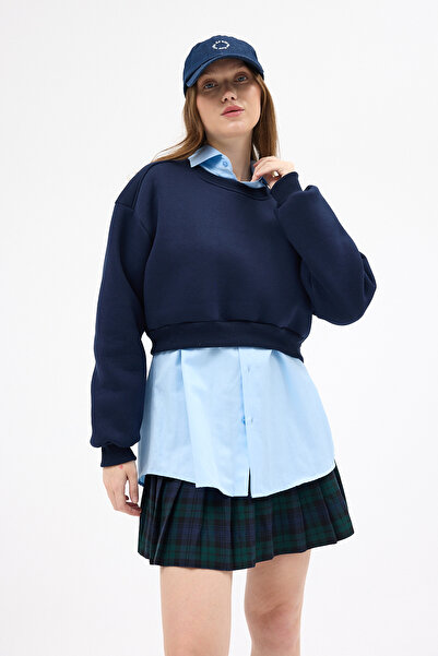 Rays Laci Crop guler rotund pentru femei Swea tricou 9210M