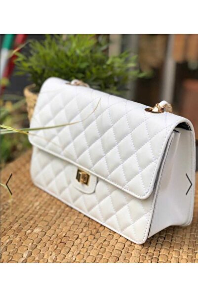 MAC&MOS WOMEN'S WHITE SHOULDER BAG