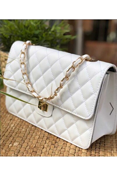 MAC&MOS WOMEN'S WHITE SHOULDER BAG