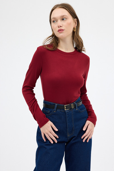 Rays 8162A Parmak Geçirmeli Bady Bordo