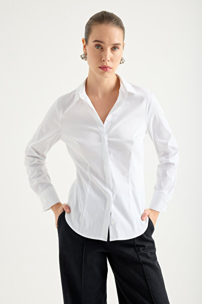 Masha Kate Long Sleeve Shirt Suitable for Body Type