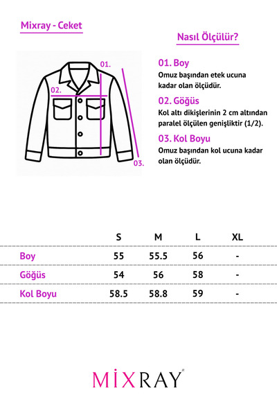 Mixray 4764 Women's Basic Zippered Corded Fabric Knitted Thessaloniki Jacket Brown