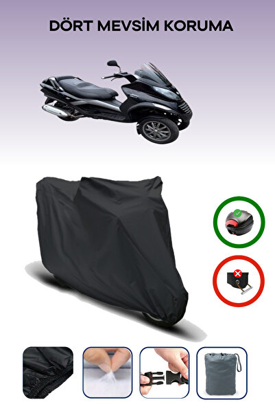 Breen Black Bumoto/Jinling Gallardo F1 Efı Maxi Motorcycle Tarpaulin Rear Bag...