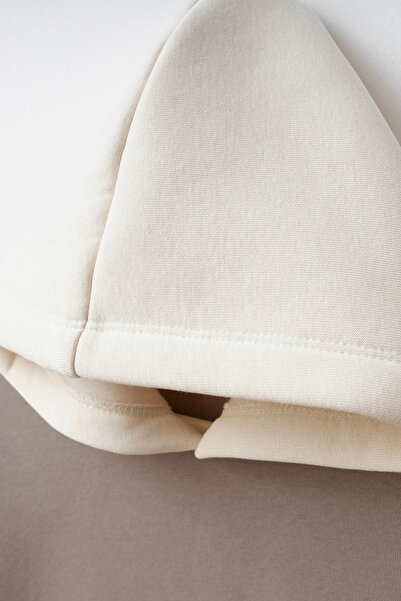 Minipodyum Σετ αθλητική φόρμα με κουκούλα για αγόρια με χρωματικό μπλοκ