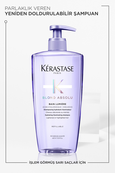 Kerastase Blond Absolu Bain Lumiere Işlem Görmüş Sarı Saçlar Için Parlaklık Veren Şampuan 500 ml 500