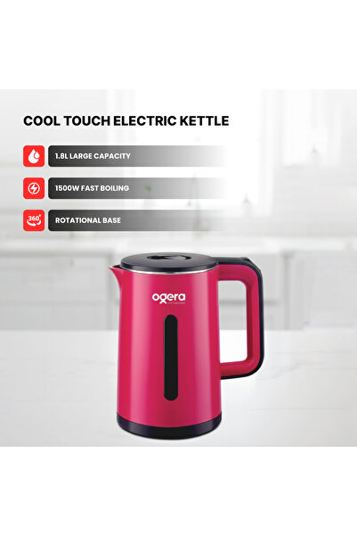 Ogera Double-Layer Electric Kettle OG1507EK — 1.8 L, 1500 W