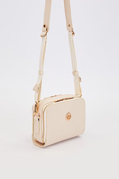 Levidor Τσάντα ώμου με διπλό φερμουάρ, ρυθμιζόμενη