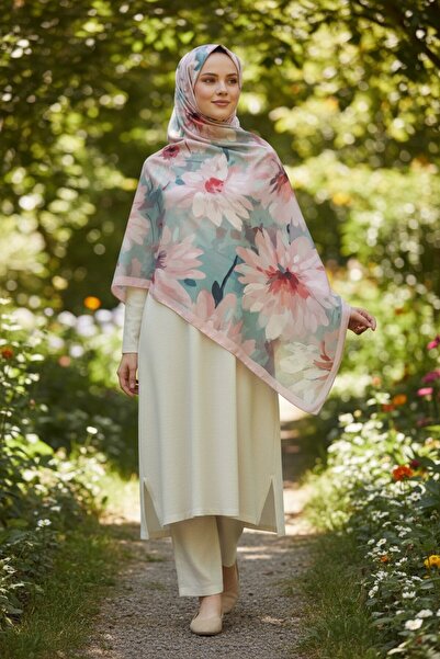 Onur Shawl - New Trend Colors Watercolor Pattern Fashion Soft Shawl Seasonal Fabric Quality Store