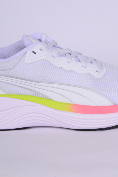 Puma 310000-02 Beyaz Scend Pro Ultra Wn Fileli Ortopedik Taban Bağcıklı Hafif Yüksek Taban Esnek Rah