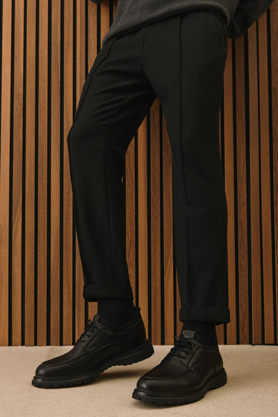 Ziya Чоловічі шкіряні черевики 153498Z17331 Чорні