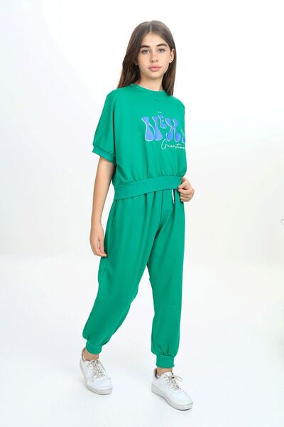 HayKids Σετ κοντομάνικη αθλητική φόρμα για κορίτσια με λαιμόκοψη