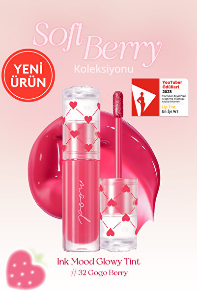 PERIPERA Kalıcı, Pigmentli, Parlak Bitişli Tint Ink Mood Glowy Tint (32 Gogo ...