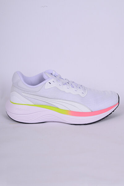 Puma 310000-02 Beyaz Scend Pro Ultra Wn Fileli Ortopedik Taban Bağcıklı Hafif Yüksek Taban Esnek Rah