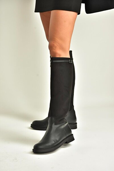 Fox Shoes V726721502 Black Suede Daily Women's Boots