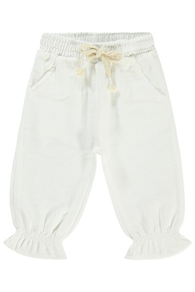 Civil Baby Παντελόνι Muslin Basic για 6-18 μήνες - Εκρού