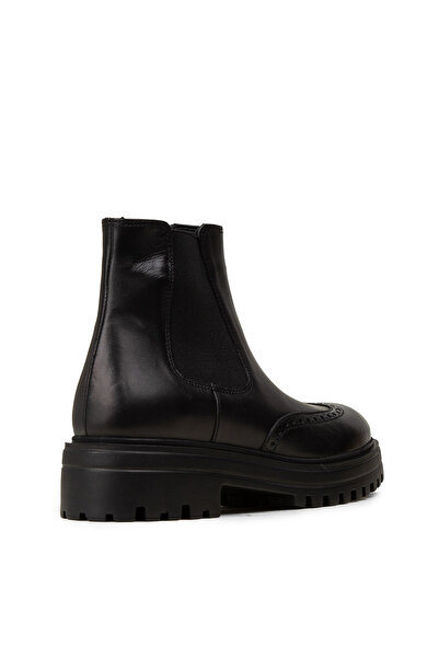 Deery Hakiki Deri Siyah Chelsea Kadın Bot