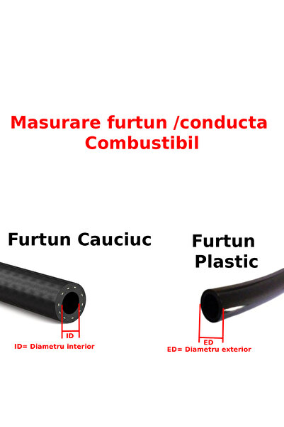 PAA-auto Quick connector T-piece for fuel supply pipes 7.89 for hose with diameter 8mm