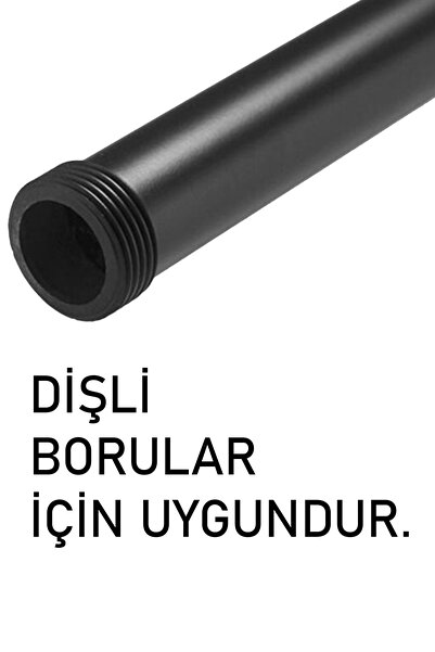 tesitay Siyah Renk Duş Musluk Batarya Yedek Ara Parçaları Siyah Renk