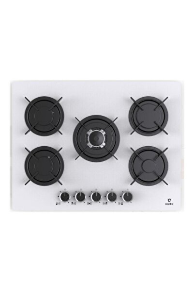 NARTE CG20070W Ankastre Cam Ocak, Beyaz Renk, 70 cm