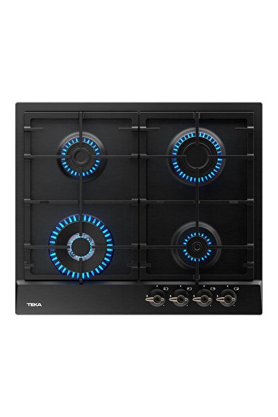 Teka GSC 64320 RBC AT Ankastre Ocak, Antrasit, Country, 60cm, 4 Göz, 1 Wok