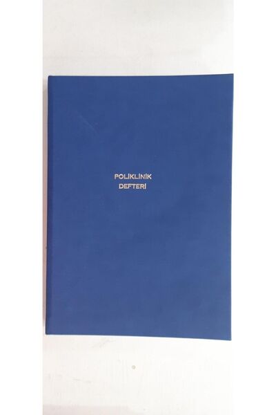 Genel Markalar Poliklinik Protokol Defteri Büyük Ebat 28x40 cm 600 Sayfa Bez ...