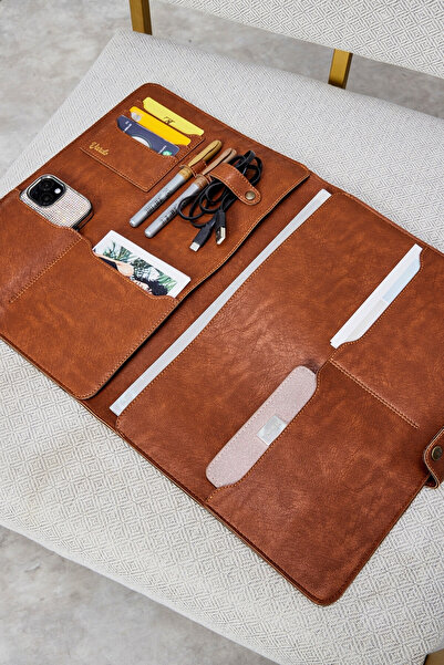 Vardo Ingrıd 34x24,5 см Macbook Air/pro 13-14 инча, Ipad Органайзер за бележници, документи и таблети