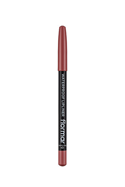 Flormar Suya Dayanıklı Dudak Kalemi (KAHVE) - Waterproof Lipliner - 236 Nut Cookie - 8690604567492