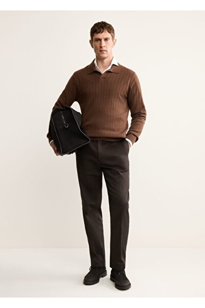 MANGO Man %100 kaşmir polo kazak