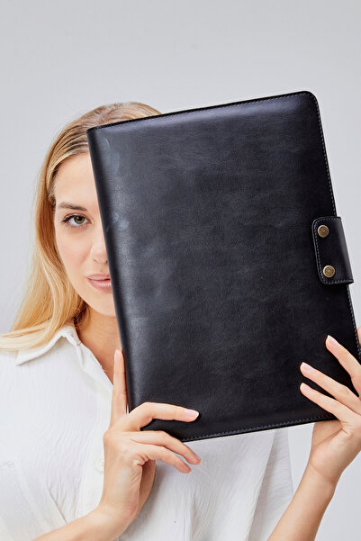 Vardo Ingrıd 34x24,5 Cm Macbook Air/pro 13-14 Inç, Ipad Organizer Notebook & Evrak & Tablet Çantası
