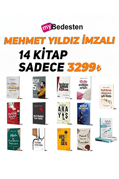 Timaş Yayınları Mehmet Yıldız Tüm Kitapları (MEHMET YILDIZ IMZALI)-14 Kitap- ...