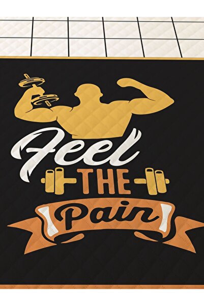 Evmila Spor Desenli Genç Ve Çocuk Baskılı Tek Kişilik Pike Takımı 160x230 Renkli