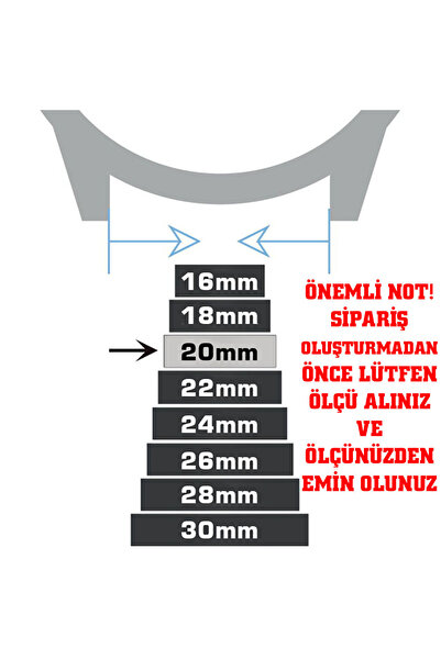 Saatse Navy Blue 20mm Watch Band