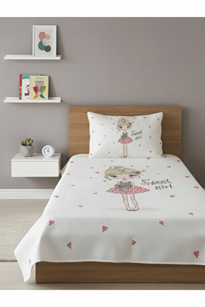 Evmila Devojčica Sa deznom , Štampano Jednokrevetno i dete Pike set