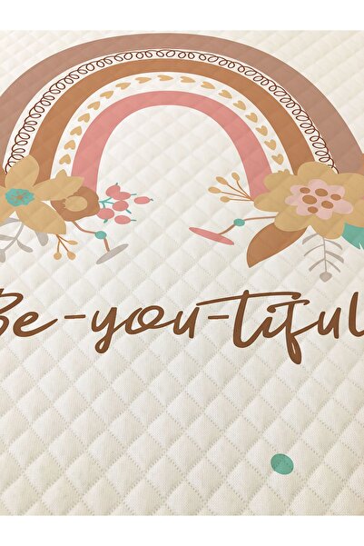 Evmila Rainbow Patterned, Printed Single and Children's Pique Set