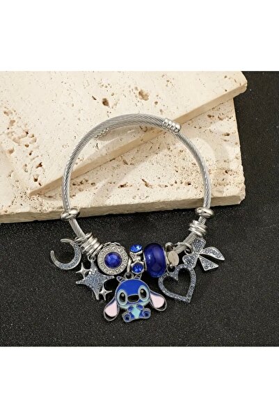 AYDA STORE Stitch Charmlı Bileklik