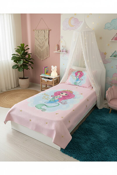 Evmila Sirena Sa deznom, Štampano Jednokrevetno i dete Pike set