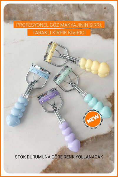 Nera Classy 1 Adet Özel Tasarım Taşınabilir Kirpik Kıvırıcı Set, Mini Kirpik ...