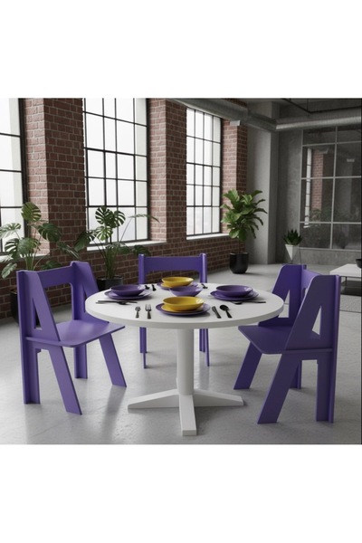 KUT TASARIM 4 adet Mutfak Sandalyesi, Yemek Takımı Sandalyesi, Salon Sandalye...