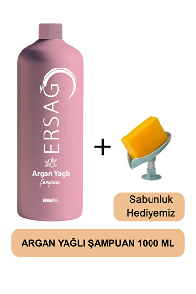 Ersağ Argan Oil Shampoo 1000 ml - Soap Dispenser Our Gift 208-09