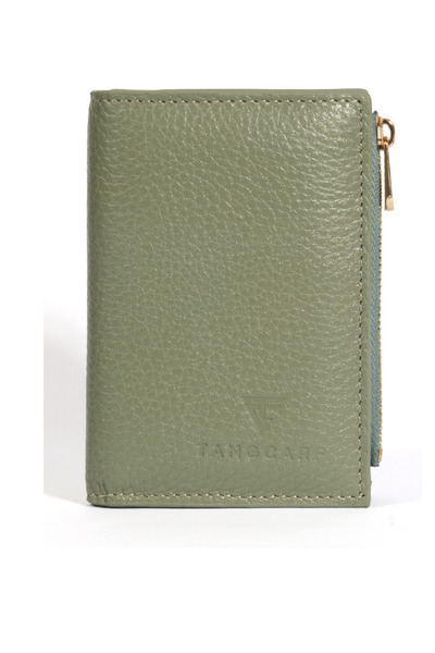 TANGCARF Genuine Leather Women's Wallet |   Lira 1101 Green