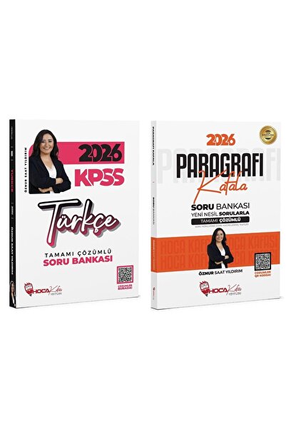 Genel Markalar Hoca Kafası 2026 KPSS Türkçe + Paragraf Kafala Soru Bankası 2 ...